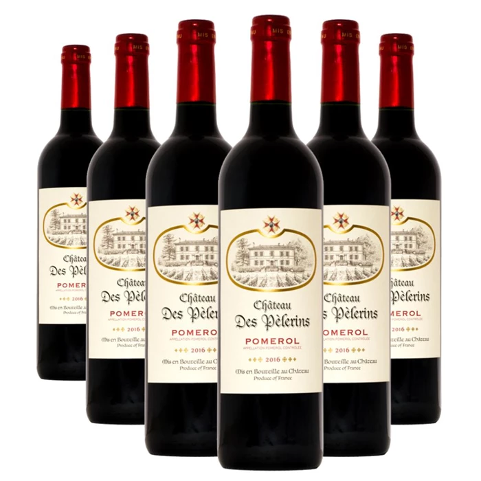 Case of 6 Chateau Pelerins Pomerol 75cl Red Wine